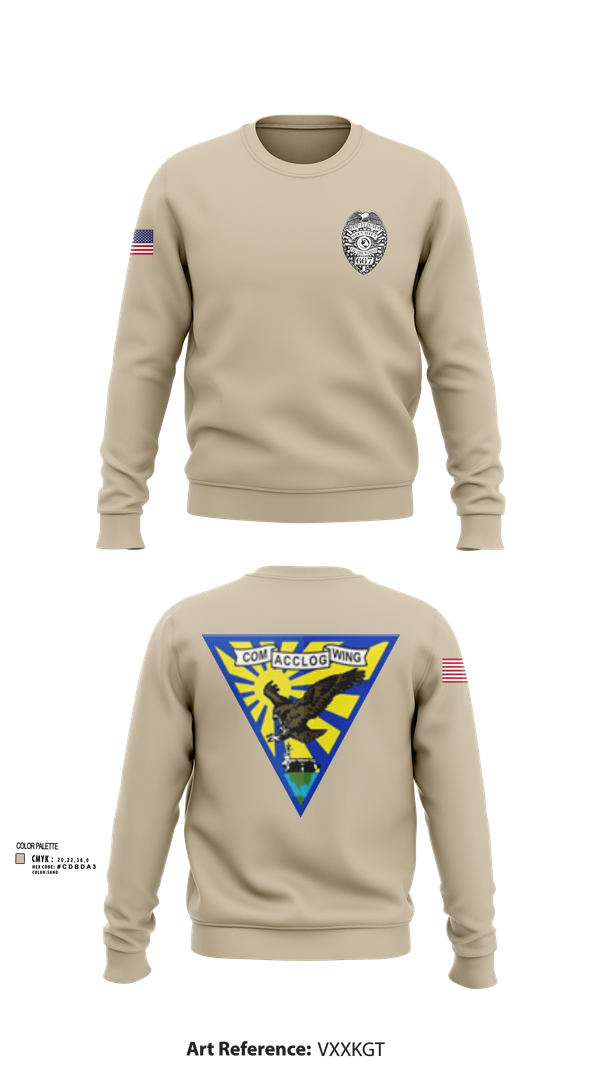 Crew Neck Sweatshirt, ACCLOGWING SECURITY, , Teamtime, Team time, sublimation, custom sports apparel, team uniforms, spirit wear, spiritwear, sports uniforms, custom shirts, team store, custom team store, fundraiser sports, apparel fundraiser