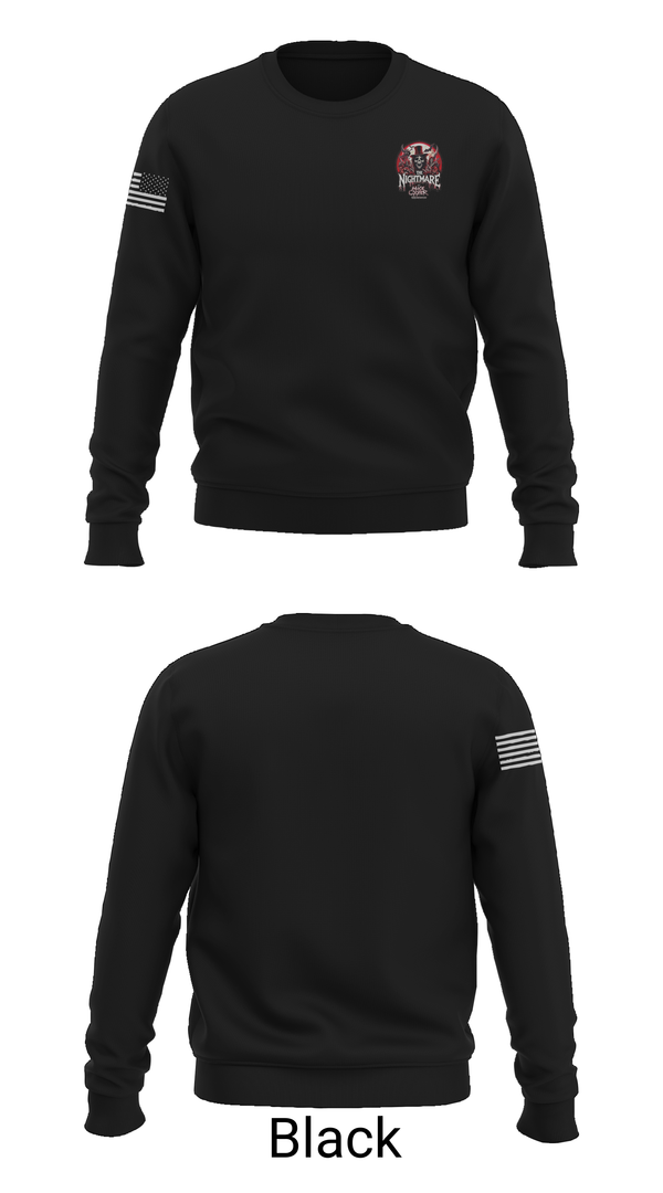 Crew Neck Sweatshirt, The Nightmare, , Teamtime, Team time, sublimation, custom sports apparel, team uniforms, spirit wear, spiritwear, sports uniforms, custom shirts, team store, custom team store, fundraiser sports, apparel fundraiser
