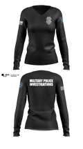 U.S. Forces Customs Agency Women's Long Sleeve V-neck Shirt - 11