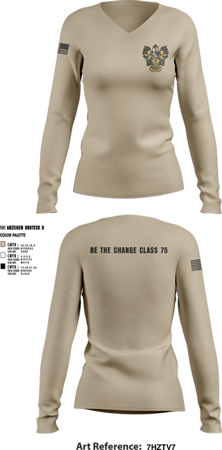 Womens Long Sleeve Vneck Shirt, # 700 BSB always ready “Get some”, , Teamtime, Team time, sublimation, custom sports apparel, team uniforms, spirit wear, spiritwear, sports uniforms, custom shirts, team store, custom team store, fundraiser sports, apparel fundraiser