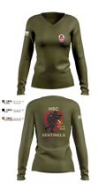 HSC 130th MEB 16353532 Women's Long Sleeve V-neck Shirt - 2 (1)