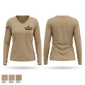 382 military police detachment 20543396 Women's Long Sleeve V-neck Shirt - 1