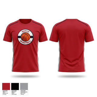 Short Sleeve Performance Shirt, Ignacio Bobcats, Men's Basketball, Teamtime, Team time, sublimation, custom sports apparel, team uniforms, spirit wear, spiritwear, sports uniforms, custom shirts, team store, custom team store, fundraiser sports, apparel fundraiser