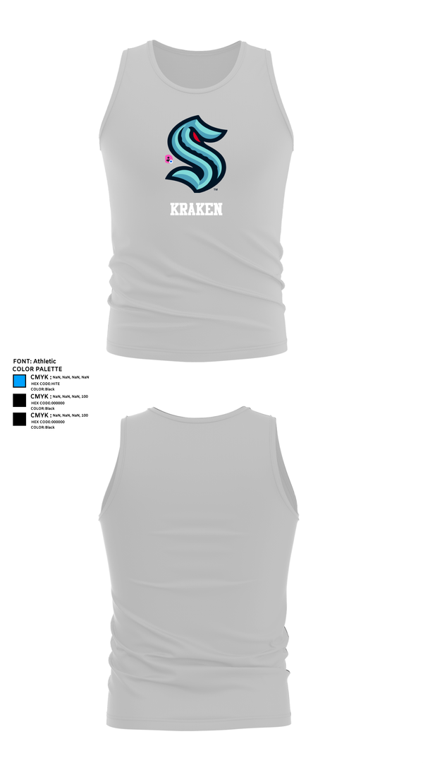 Tank Top, Kraken, Ice Hockey, Teamtime, Team time, sublimation, custom sports apparel, team uniforms, spirit wear, spiritwear, sports uniforms, custom shirts, team store, custom team store, fundraiser sports, apparel fundraiser