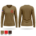 RAID PLATOON Women's Long Sleeve V-neck Shirt - 1