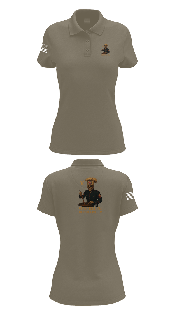 Womens Short Sleeve Performance Polo, 1/1, Marines, Teamtime, Team time, sublimation, custom sports apparel, team uniforms, spirit wear, spiritwear, sports uniforms, custom shirts, team store, custom team store, fundraiser sports, apparel fundraiser