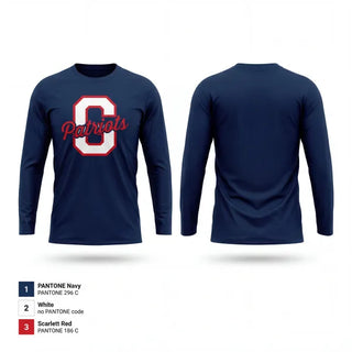 Long Sleeve Performance Shirt, Parkersburg South Patriots, Baseball, Teamtime, Team time, sublimation, custom sports apparel, team uniforms, spirit wear, spiritwear, sports uniforms, custom shirts, team store, custom team store, fundraiser sports, apparel fundraiser