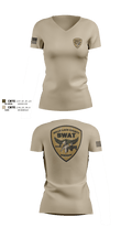 Mille Lacs County SWAT Women's Short Sleeve V-neck Shirt - 6