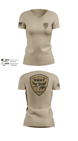 Womens Short Sleeve Vneck Shirt, , Police, Teamtime, Team time, sublimation, custom sports apparel, team uniforms, spirit wear, spiritwear, sports uniforms, custom shirts, team store, custom team store, fundraiser sports, apparel fundraiser