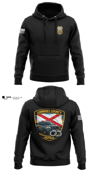 Hoodie, Lowndes County Sheriff’s, Police, Teamtime, Team time, sublimation, custom sports apparel, team uniforms, spirit wear, spiritwear, sports uniforms, custom shirts, team store, custom team store, fundraiser sports, apparel fundraiser