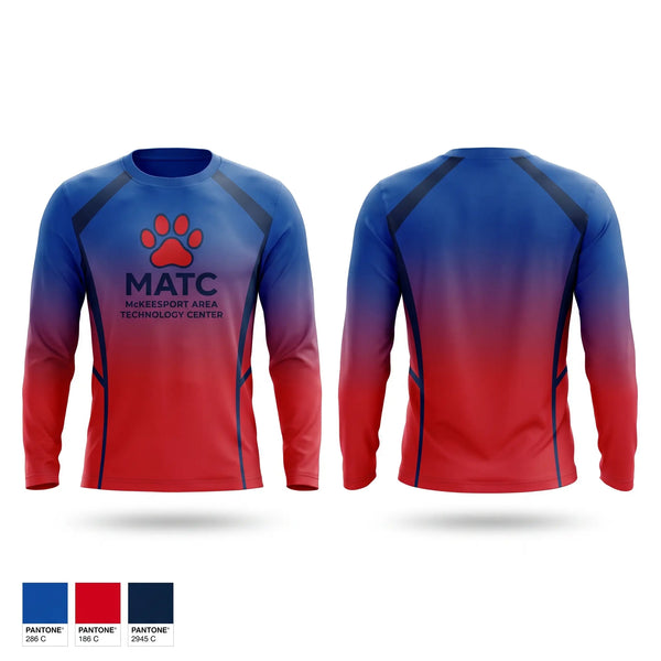 Long Sleeve Performance Shirt, McKeesport Tigers, Spirit Store, Teamtime, Team time, sublimation, custom sports apparel, team uniforms, spirit wear, spiritwear, sports uniforms, custom shirts, team store, custom team store, fundraiser sports, apparel fundraiser