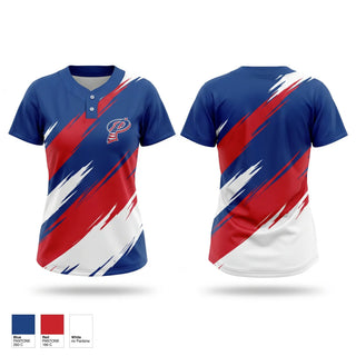 Two Button Softball Jersey, Pascagoula, Softball, Teamtime, Team time, sublimation, custom sports apparel, team uniforms, spirit wear, spiritwear, sports uniforms, custom shirts, team store, custom team store, fundraiser sports, apparel fundraiser