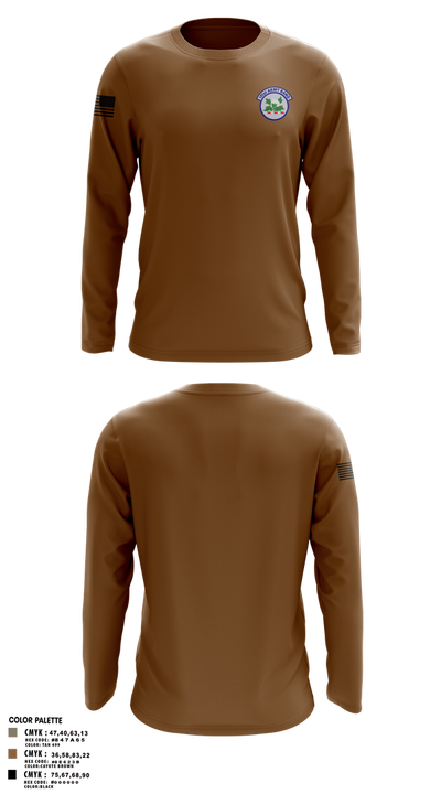 151st Army Band 82490889 Long Sleeve Performance Shirt 2