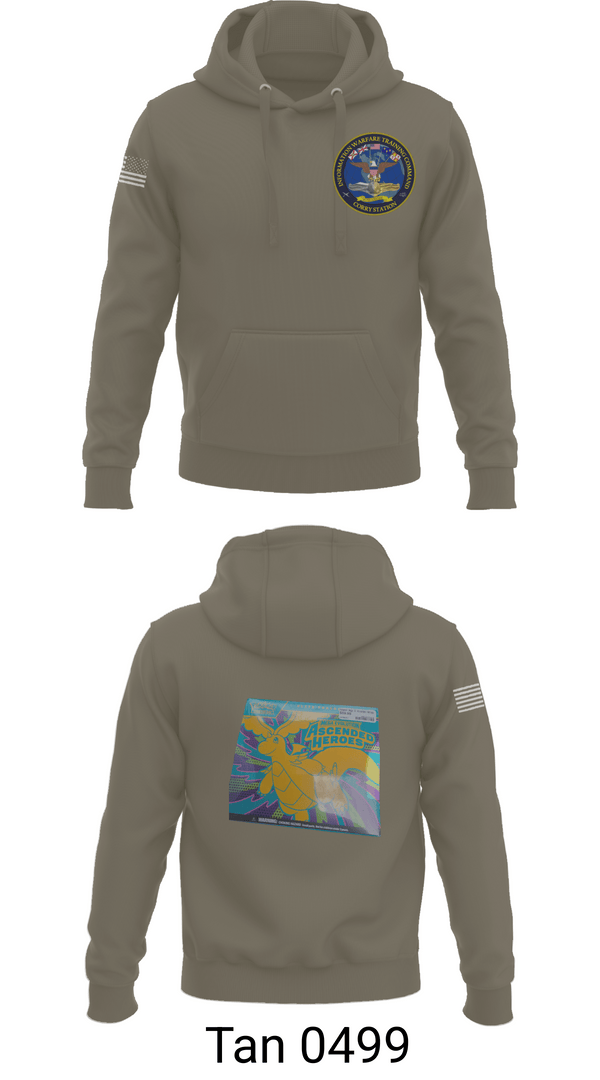 Hoodie, Information Warfare Training Command Corry Station, Navy, Teamtime, Team time, sublimation, custom sports apparel, team uniforms, spirit wear, spiritwear, sports uniforms, custom shirts, team store, custom team store, fundraiser sports, apparel fundraiser