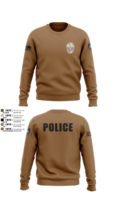 Miami Police Department 44557573 Crew Neck Sweatshirt - 7
