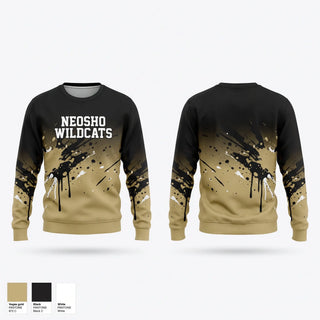 Crew Neck Sweatshirt, Neosho Wildcats, , Teamtime, Team time, sublimation, custom sports apparel, team uniforms, spirit wear, spiritwear, sports uniforms, custom shirts, team store, custom team store, fundraiser sports, apparel fundraiser