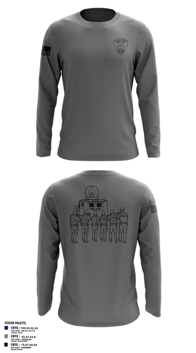 Team 3 37377500 Long Sleeve Performance Shirt 2