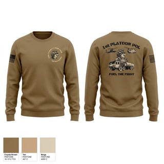 Crew Neck Sweatshirt, Echo Company 2-104th GSAB, National Guard, Teamtime, Team time, sublimation, custom sports apparel, team uniforms, spirit wear, spiritwear, sports uniforms, custom shirts, team store, custom team store, fundraiser sports, apparel fundraiser