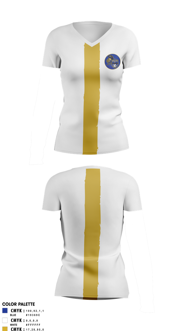 Womens Short Sleeve Vneck Shirt, Gholson F.C., Men's Soccer, Teamtime, Team time, sublimation, custom sports apparel, team uniforms, spirit wear, spiritwear, sports uniforms, custom shirts, team store, custom team store, fundraiser sports, apparel fundraiser