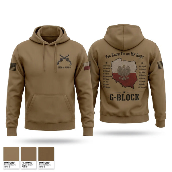 Hoodie, 2228TH MP CO 3rd PLT, National Guard, Teamtime, Team time, sublimation, custom sports apparel, team uniforms, spirit wear, spiritwear, sports uniforms, custom shirts, team store, custom team store, fundraiser sports, apparel fundraiser