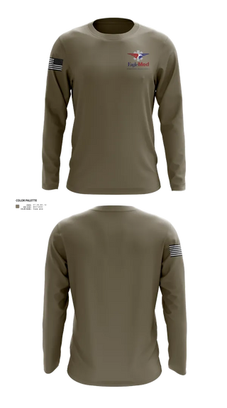 Long Sleeve Performance Shirt, EAGLEMED, , Teamtime, Team time, sublimation, custom sports apparel, team uniforms, spirit wear, spiritwear, sports uniforms, custom shirts, team store, custom team store, fundraiser sports, apparel fundraiser