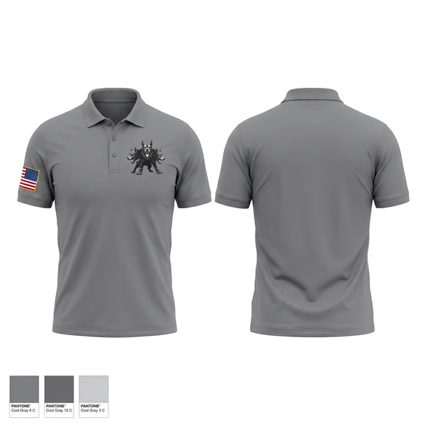 Short Sleeve Performance Polo, I-FSC, Army, Teamtime, Team time, sublimation, custom sports apparel, team uniforms, spirit wear, spiritwear, sports uniforms, custom shirts, team store, custom team store, fundraiser sports, apparel fundraiser