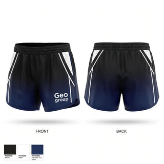 Womens Shorts, Geo group, , Teamtime, Team time, sublimation, custom sports apparel, team uniforms, spirit wear, spiritwear, sports uniforms, custom shirts, team store, custom team store, fundraiser sports, apparel fundraiser