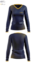 DIAMONDS 49682025 Women's Long Sleeve V-neck Shirt - 1