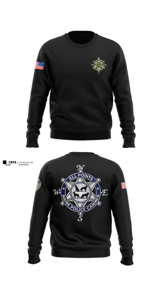 Crew Neck Sweatshirt, Washington County SO Maine K9 Unit, Police, Teamtime, Team time, sublimation, custom sports apparel, team uniforms, spirit wear, spiritwear, sports uniforms, custom shirts, team store, custom team store, fundraiser sports, apparel fundraiser