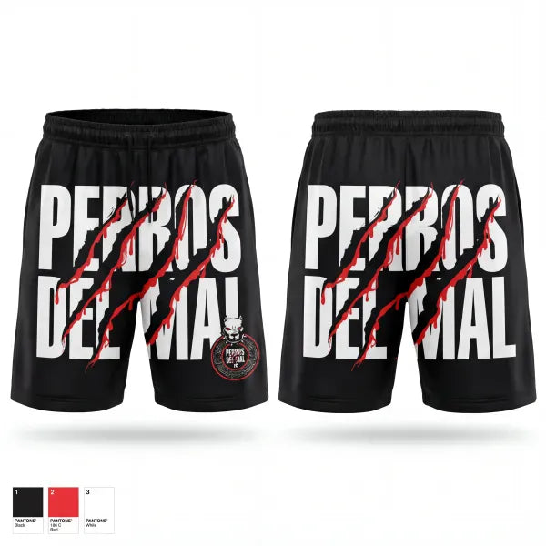 Athletic Shorts With Pockets, PERROS DEL MAL FC, Men's Soccer, Teamtime, Team time, sublimation, custom sports apparel, team uniforms, spirit wear, spiritwear, sports uniforms, custom shirts, team store, custom team store, fundraiser sports, apparel fundraiser