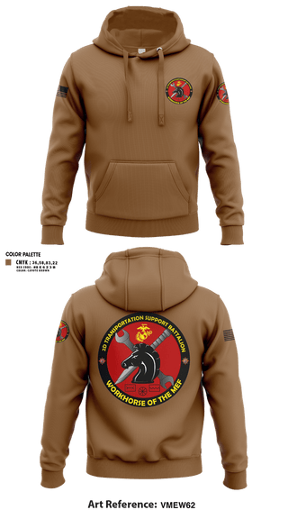 Hoodie, 2d Transportation Support Battalion, Marines, Teamtime, Team time, sublimation, custom sports apparel, team uniforms, spirit wear, spiritwear, sports uniforms, custom shirts, team store, custom team store, fundraiser sports, apparel fundraiser