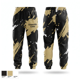 Sweatpants, Crossville Lions, Baseball, Teamtime, Team time, sublimation, custom sports apparel, team uniforms, spirit wear, spiritwear, sports uniforms, custom shirts, team store, custom team store, fundraiser sports, apparel fundraiser