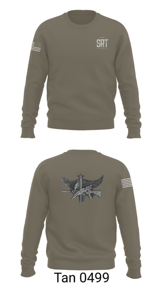 Crew Neck Sweatshirt, HCSO SRT, Police, Teamtime, Team time, sublimation, custom sports apparel, team uniforms, spirit wear, spiritwear, sports uniforms, custom shirts, team store, custom team store, fundraiser sports, apparel fundraiser