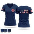 Veterans Affairs Women's Short Sleeve V-neck Shirt - 1