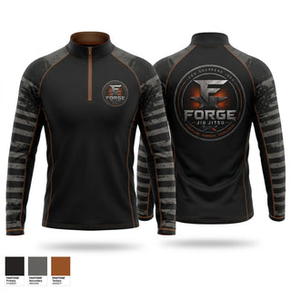 Quarter Zip Jacket, Forge Jiu Jitsu, , Teamtime, Team time, sublimation, custom sports apparel, team uniforms, spirit wear, spiritwear, sports uniforms, custom shirts, team store, custom team store, fundraiser sports, apparel fundraiser