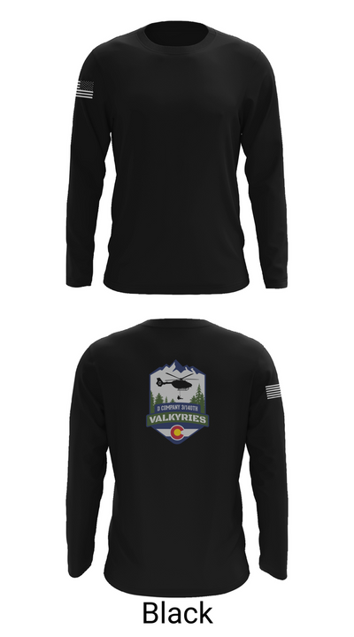 D Co 3-140th AVN 89038545 Long Sleeve Performance Shirt 25
