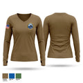 San Diego County Sheriff Women's Long Sleeve V-neck Shirt - 1