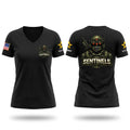 Fredericksburg Army Recruiting Women's Short Sleeve V-neck Shirt - 1