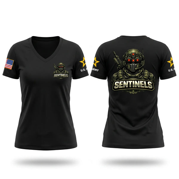Womens Short Sleeve Vneck Shirt, Fredericksburg Army Recruiting, Army, Teamtime, Team time, sublimation, custom sports apparel, team uniforms, spirit wear, spiritwear, sports uniforms, custom shirts, team store, custom team store, fundraiser sports, apparel fundraiser