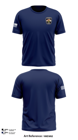 Short Sleeve Performance Shirt, Phoenix Police Department, Police, Teamtime, Team time, sublimation, custom sports apparel, team uniforms, spirit wear, spiritwear, sports uniforms, custom shirts, team store, custom team store, fundraiser sports, apparel fundraiser