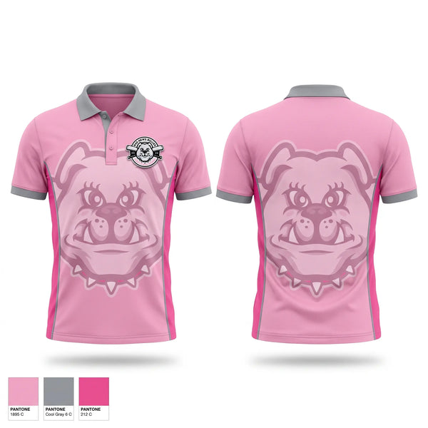 Short Sleeve Performance Polo, Bad News Bullies, Softball, Teamtime, Team time, sublimation, custom sports apparel, team uniforms, spirit wear, spiritwear, sports uniforms, custom shirts, team store, custom team store, fundraiser sports, apparel fundraiser