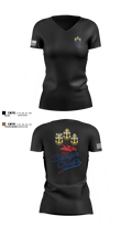 VAW-117 15130068 Women's Short Sleeve V-neck Shirt - 2