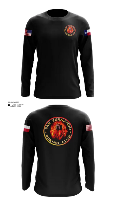 San Fernando Boxing Club 92427997 Long Sleeve Performance Shirt 21