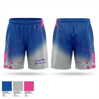 Athletic Shorts With Pockets, Thunder, Softball, Teamtime, Team time, sublimation, custom sports apparel, team uniforms, spirit wear, spiritwear, sports uniforms, custom shirts, team store, custom team store, fundraiser sports, apparel fundraiser
