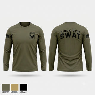 Long Sleeve Performance Shirt, Sioux City SWAT, Police, Teamtime, Team time, sublimation, custom sports apparel, team uniforms, spirit wear, spiritwear, sports uniforms, custom shirts, team store, custom team store, fundraiser sports, apparel fundraiser