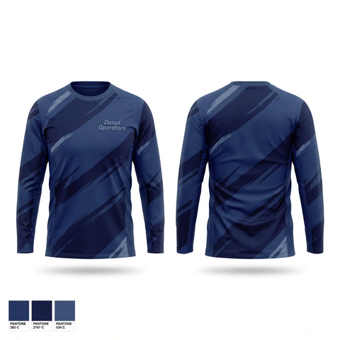 Long Sleeve Performance Shirt, Donut Operators, Baseball, Teamtime, Team time, sublimation, custom sports apparel, team uniforms, spirit wear, spiritwear, sports uniforms, custom shirts, team store, custom team store, fundraiser sports, apparel fundraiser