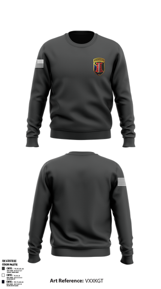 Crew Neck Sweatshirt, 204th MEB Mountaineers, Army, Teamtime, Team time, sublimation, custom sports apparel, team uniforms, spirit wear, spiritwear, sports uniforms, custom shirts, team store, custom team store, fundraiser sports, apparel fundraiser
