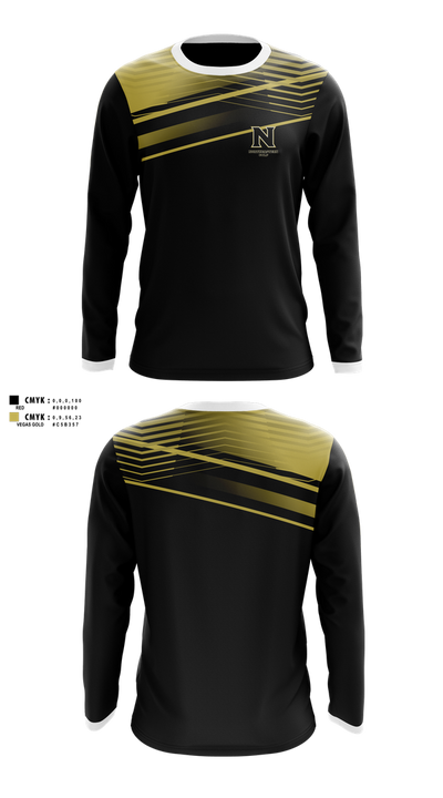 Northeastern Junior College Golf Team 21471243 Long Sleeve Performance Shirt 100