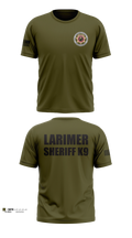 Larimer County Sheriff K9 Old School Cotton Feel Shirt - 3