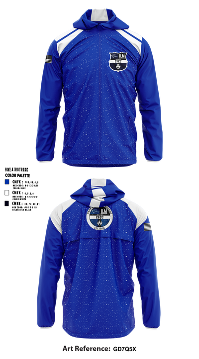 Cape Fear Community College Soccer 4526696 Windbreaker - 50
